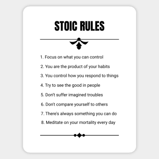 Stoic Guidance Sticker
